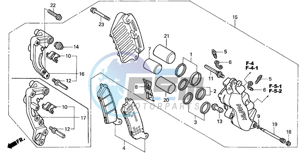 FRONT BRAKE CALIPER