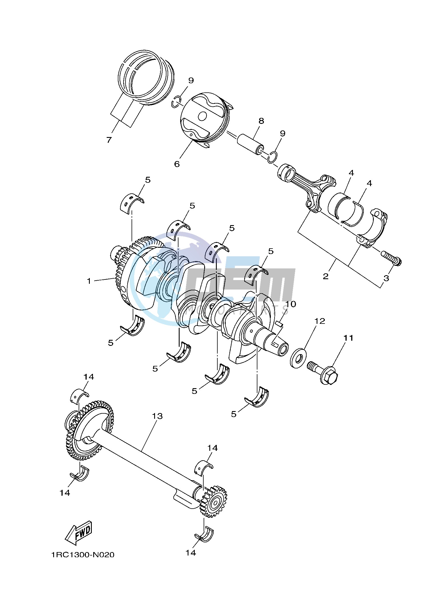 CRANKSHAFT & PISTON