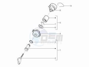 Typhoon 125 4t 2v e3 (USA) USA drawing Locks