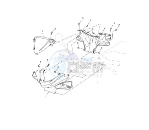 NS AEROX 50 drawing COWLING