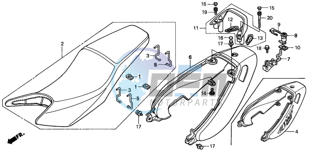 SEAT/SEAT COWL