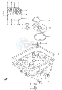 GSX600F (E2) Katana drawing OIL PAN