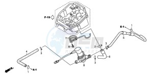 XL1000VA drawing AIR INJECTION CONTROL VALVE