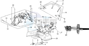 MIO 100 HU10W8-F drawing FUEL TANK - FUEL CUT