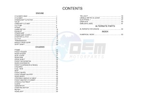 YFM350FWA GRIZZLY 350 4WD (1NSK) drawing .6-Content