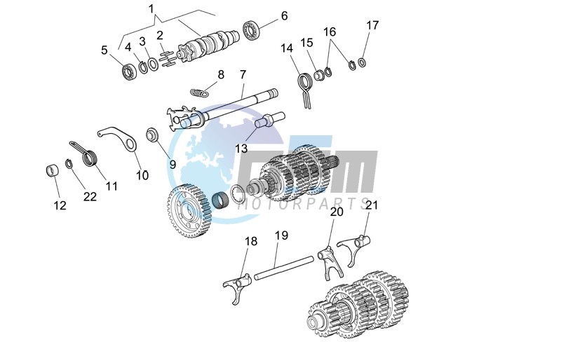 Gear box selector