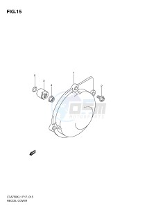 LT-A750X (P17) drawing RECOIL COVER