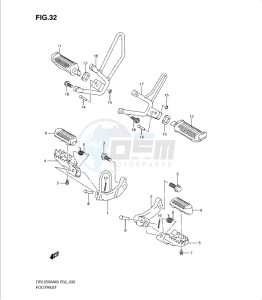 DR125SML0 drawing FOOTREST