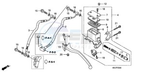 FES1509 Europe Direct - (ED) drawing RR. BRAKE MASTER CYLINDER