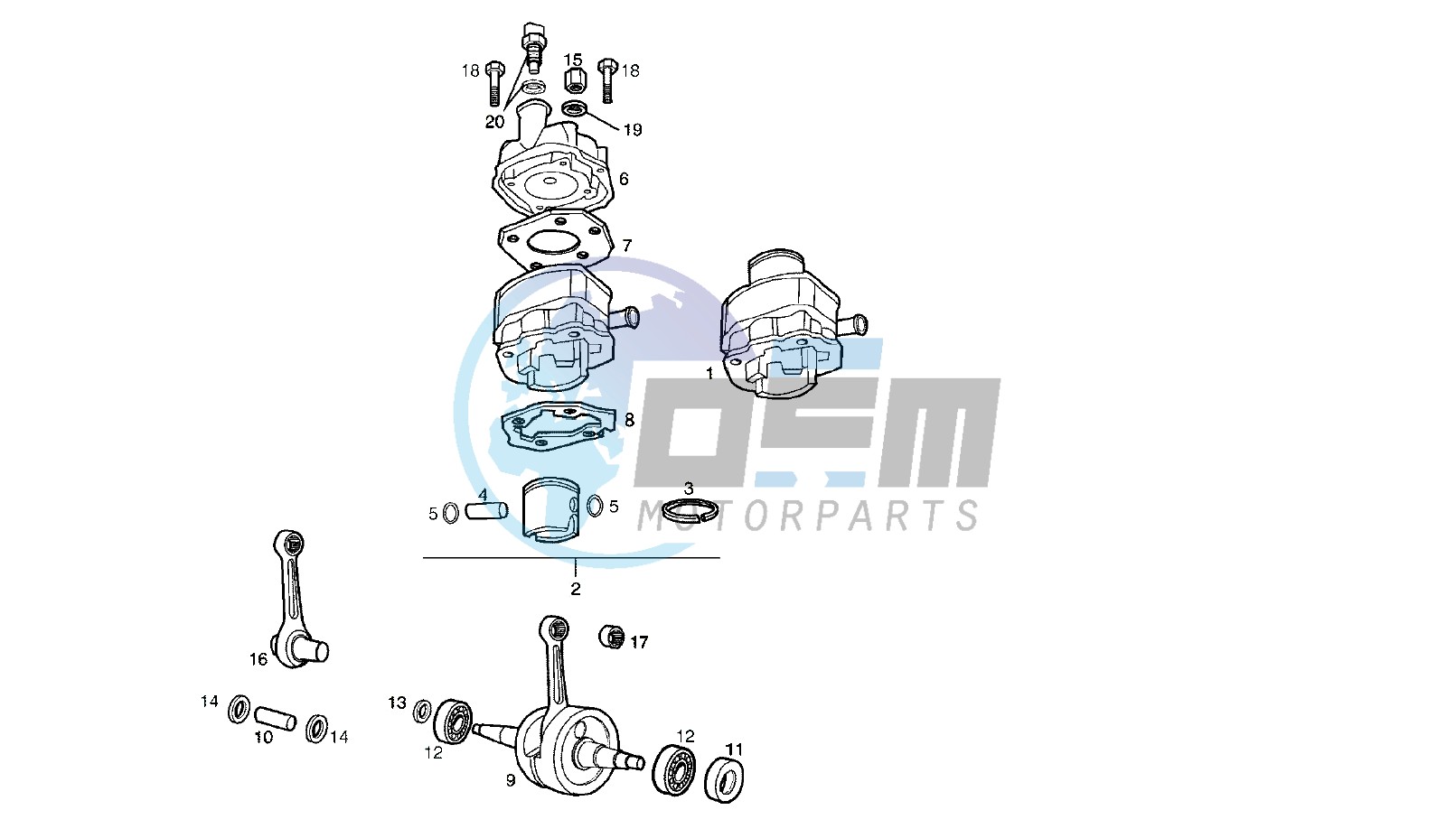 CRANKSHAFT - CYLINDER