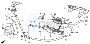 SES150 125 drawing RADIATOR