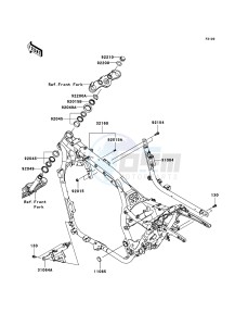 VN1700 CLASSIC TOURER VN1700C9FA GB XX (EU ME A(FRICA) drawing Frame