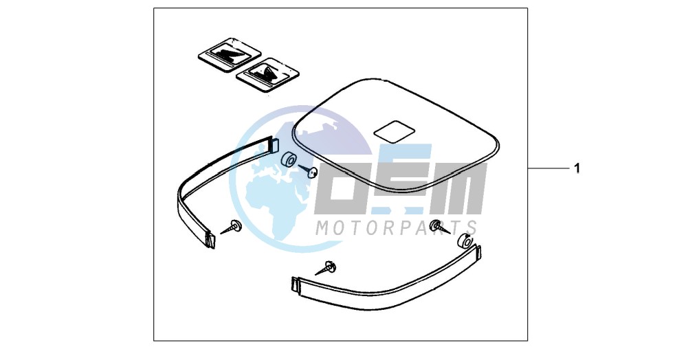 TOP BOX PANEL KIT - NH-A13M