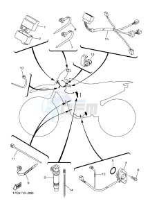 YZ250F (17DH 17DJ 17DK 17DL) drawing ELECTRICAL 1