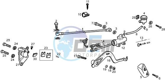 Rear brake