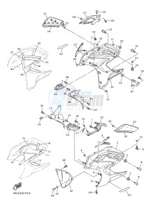 FJR1300A FJR1300-A FJR1300A ABS (B888) drawing COWLING 2