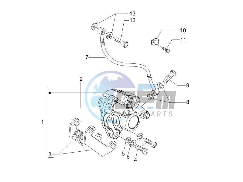 Brakes pipes - Calipers