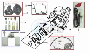 JOYRIDE 125 drawing CARBURATOR