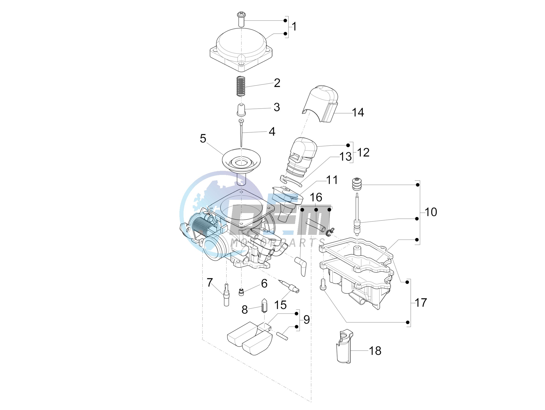 Carburetors components