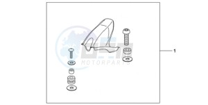 CBR1000RR9 Europe Direct - (ED / MME) drawing CARBON FIBER HUGGER