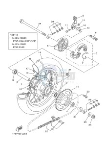 TT-R50 TT-R50E (2CJB 2CJC) drawing REAR WHEEL