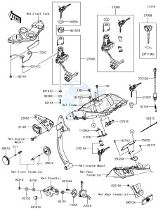 Z1000SX ZX1000WHF XX (EU ME A(FRICA) drawing Ignition Switch