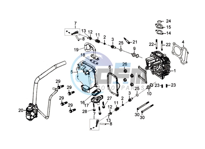 CYLINDER HEAD CPL