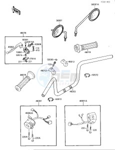 EL 250 B [ELIMINATOR[ (B2-B3) [ELIMINATOR drawing HANDLEBAR