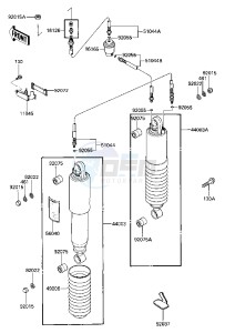 ZG 1200 A [VOYAGER XII] (A1) [VOYAGER XII] drawing SHOCK ABSORBERS