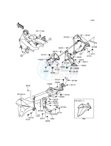 Z800 ABS ZR800DGF UF (UK FA) XX (EU ME A(FRICA) drawing Cowling Lowers