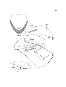 ER-6f ABS EX650B6F GB XX (EU ME A(FRICA) drawing Decals(Ebony)