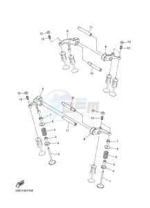 XVS1300A MIDNIGHT STAR (12C6) drawing VALVE