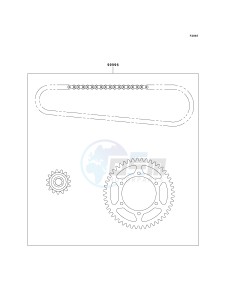 ZX 600 E [NINJA ZX-6] (E7-E9) [NINJA ZX-6] drawing CHAIN KIT