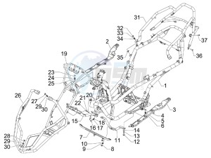 Fuoco 500 e3 800 drawing Frame bodywork