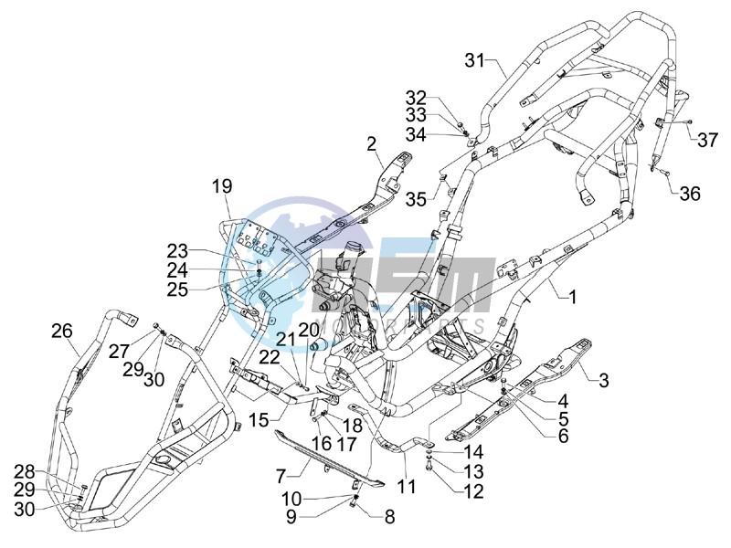 Frame bodywork