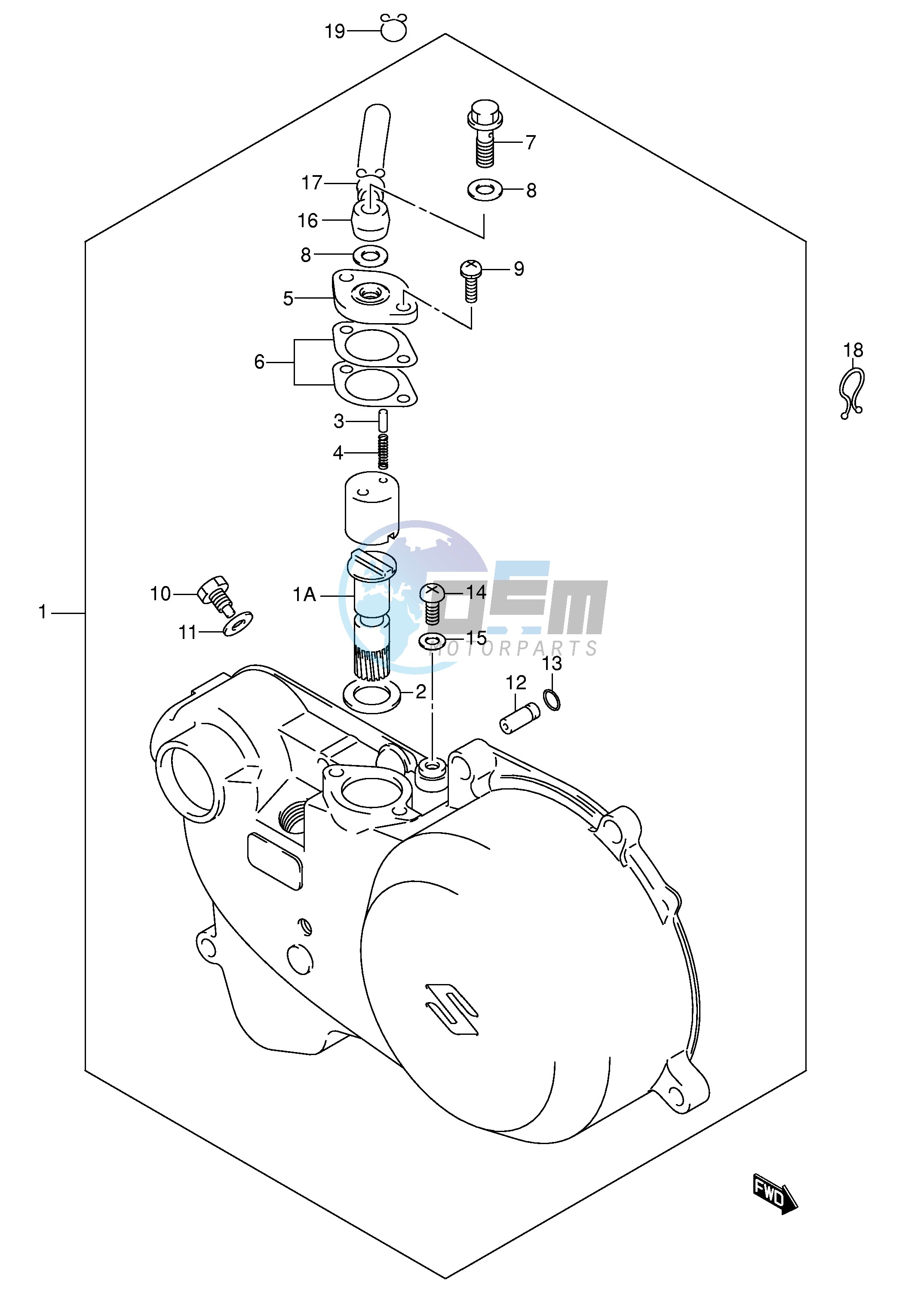 CLUTCH COVER - OIL PUMP