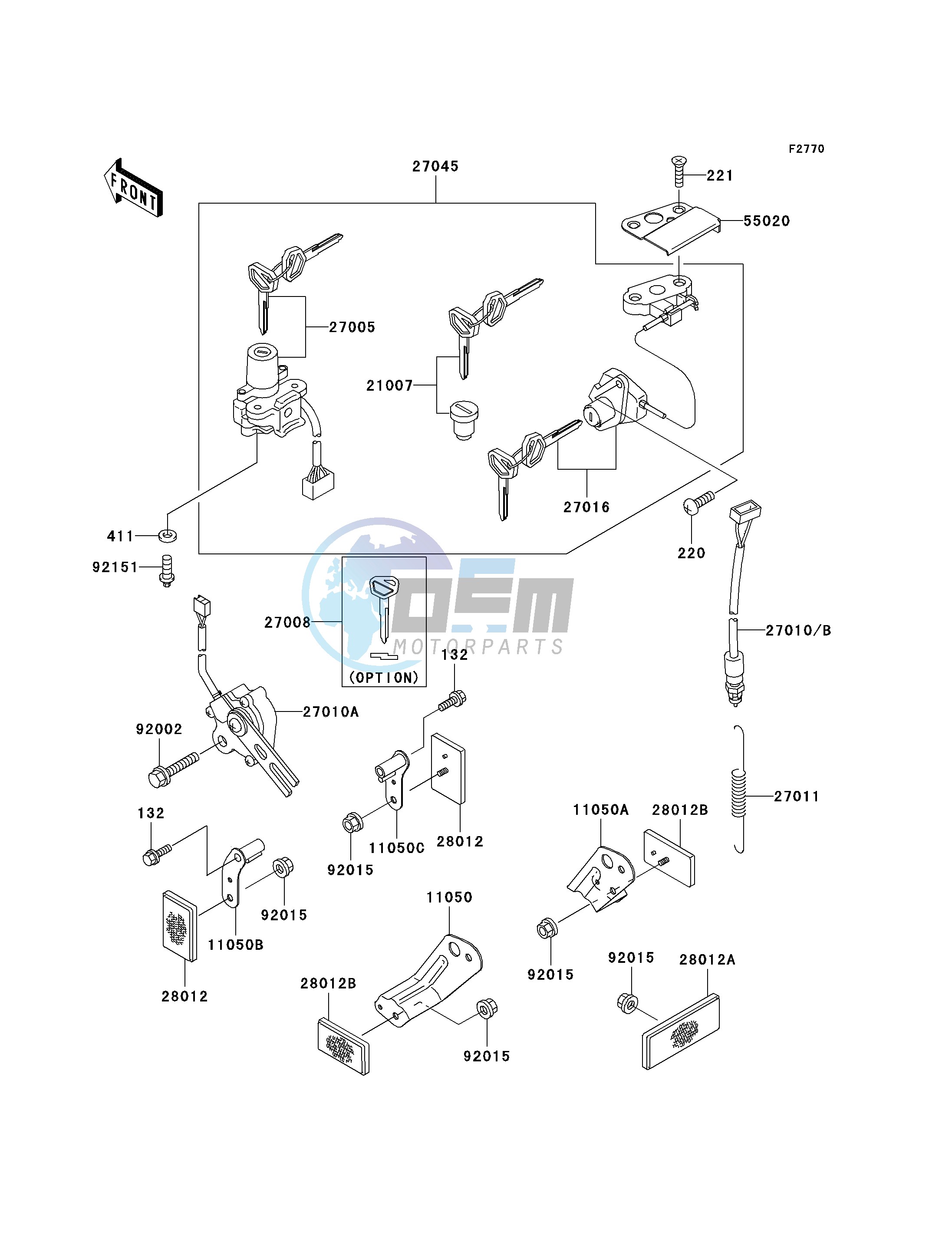 IGNITION SWITCH_LOCKS_REFLECTORS