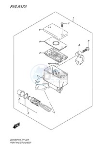 GSX-1250F ABS EU drawing FRONT MASTER CYLINDER