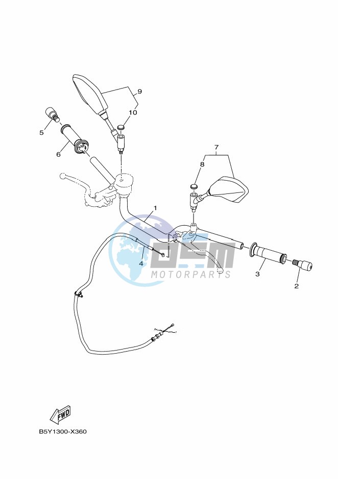 STEERING HANDLE & CABLE