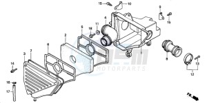 MT50F drawing AIR CLEANER