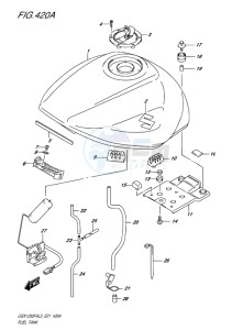 GSX-1250F ABS EU drawing FUEL TANK