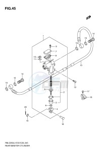 RM-Z250 (E3-E28) drawing REAR MASTER CYLINDER