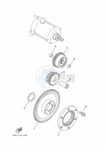 YFM700FWAD YFM70GPAK (B4FF) drawing STARTER CLUTCH