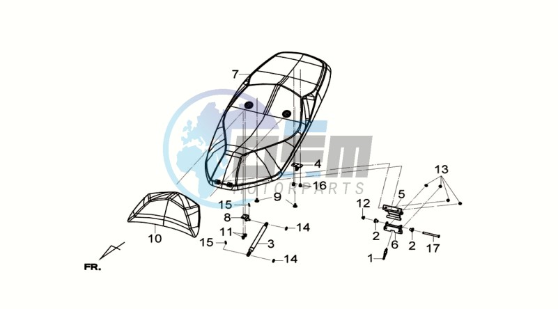 BUDDYSEAT / REAR LUGGAGE FRAME /