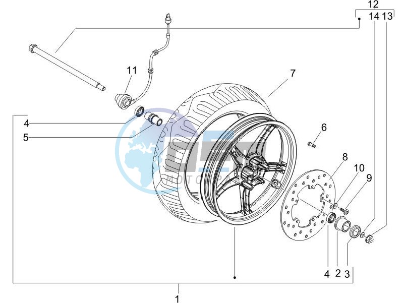 Front wheel