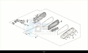 JOYRIDE 300 (LJ30W1-EU) (M2) drawing AIR-C ASSY