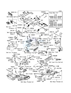 ZZR1400_ABS ZX1400FCF FR GB XX (EU ME A(FRICA) drawing Chassis Electrical Equipment