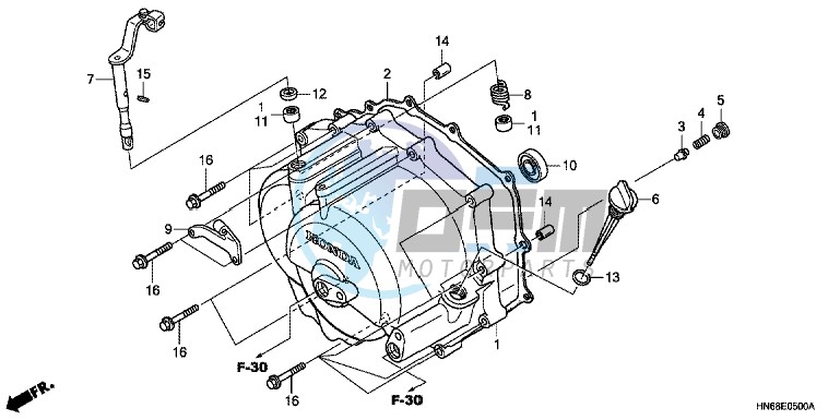 FRONT CRANKCASE COVER