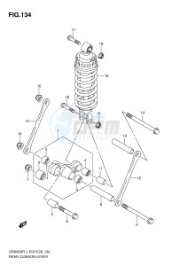 GSX650F (E3-E28) Katana drawing REAR CUSHION LEVER (GSX650FAL1 E33)