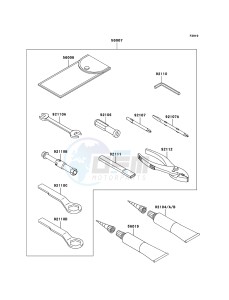 Z750_ABS ZR750M8F GB XX (EU ME A(FRICA) drawing Owner's Tools